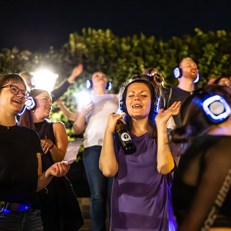 Silent Disco Singen